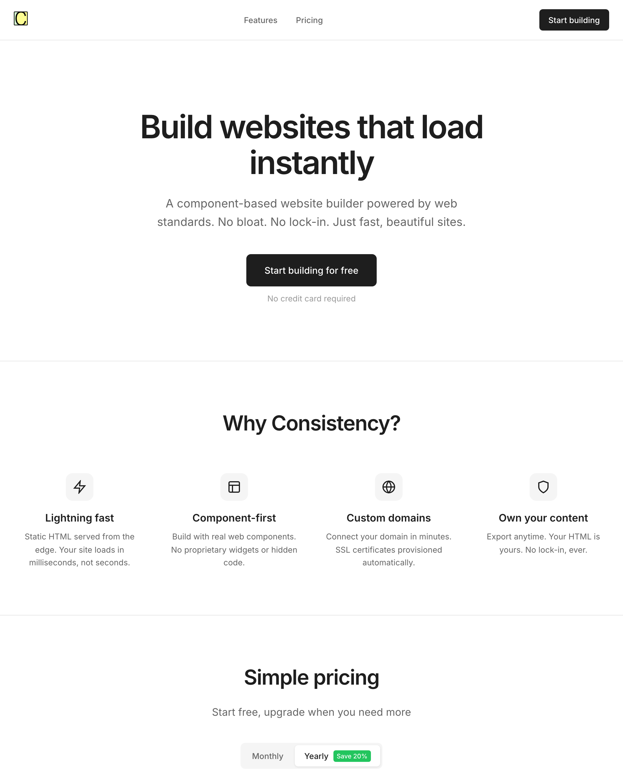 Consistency Builder